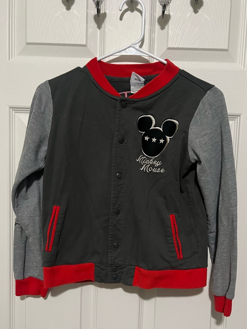 Disney Mickey Mouse Black Jacket with Red Trim